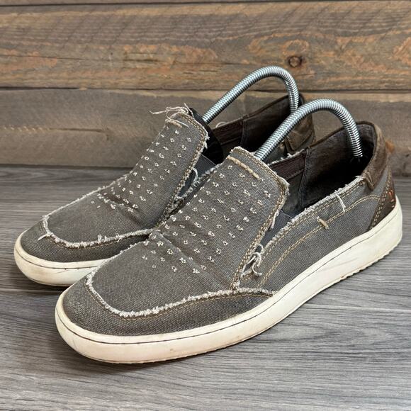 Roan by Bed Stu Kayson Canvas Denim Slip On Shoe Size 9 Casual main image 4